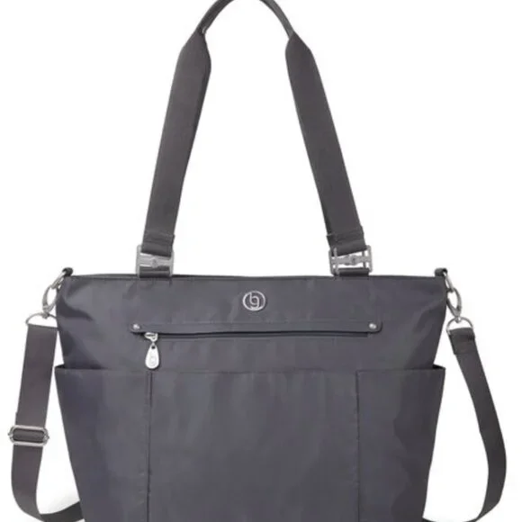 New With Tags Baggallini Women’s Austin Tote in Shadow (Dark Gray) - Picture 1 of 5